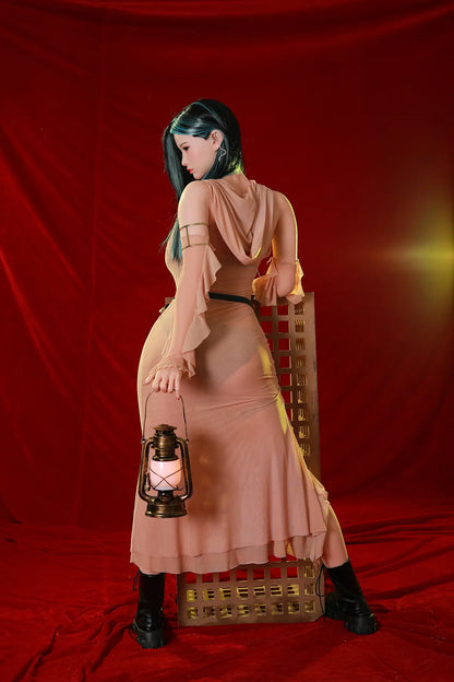 Rifrano Doll | 165cm 5ft5in White Skin Green Hair Asian Woman MILF Sex Doll for Single Man - Ol