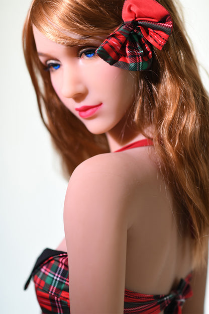 US Stock | HR Doll 5ft5in 166cm Small Tits Skinny Slim Body Blonde Girl Adult TPE Sex Doll - Lila