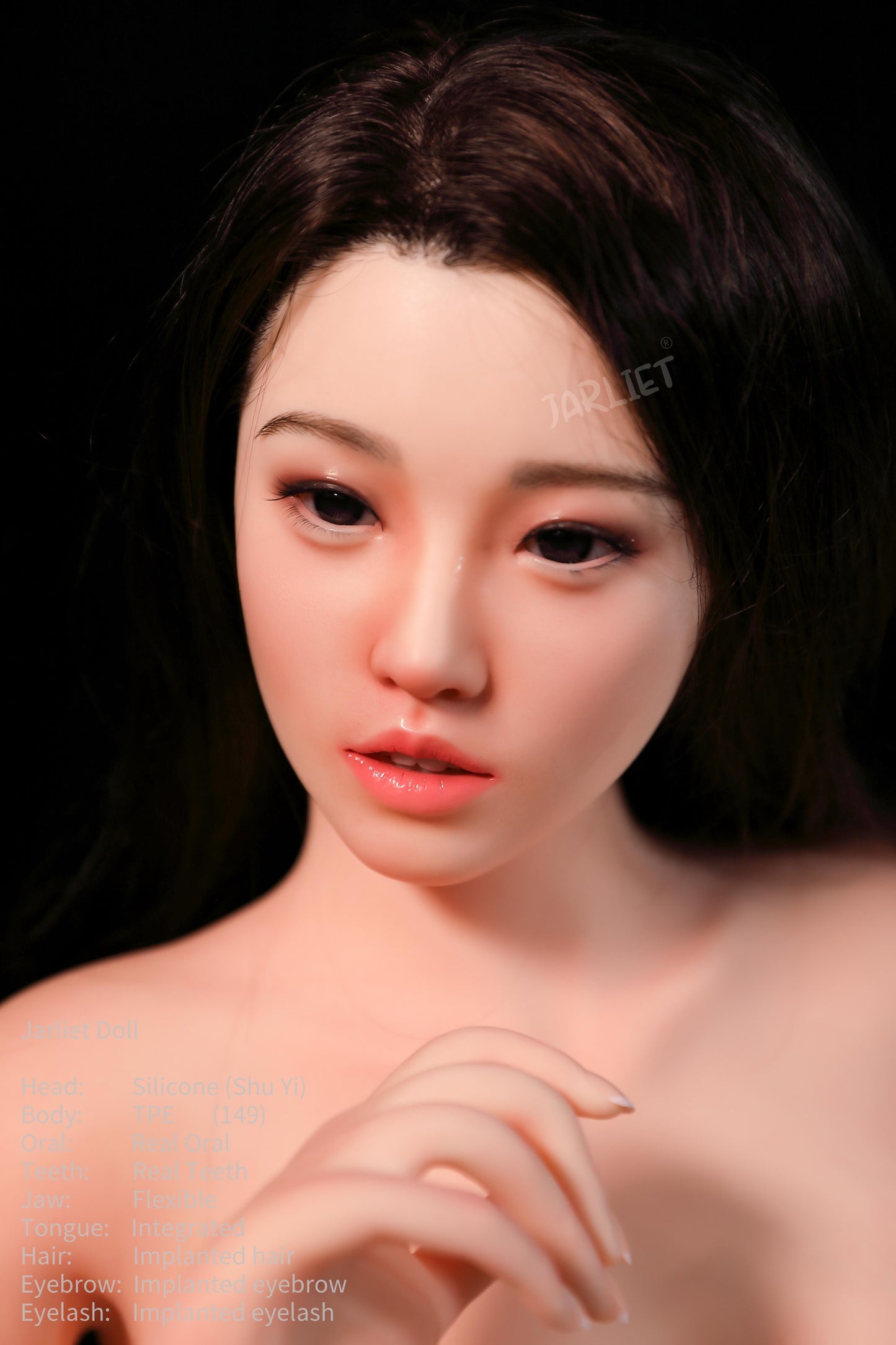 Jarliet Doll | 151cm 4ft11.4in Full Size Real Chinese Girl Adult TPE Love Doll with ROS Silicone Head - Shuyi