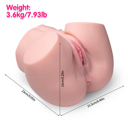 US Stock | XISE USB Charging Auto Vibrating Butt Sex Doll Torso Male Masturbator - OLGA