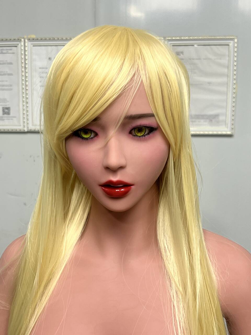 US Stock | AIBEI Doll 158cm 5ft2 Small Breast Blonde Hair TPE Sex Doll - Gianna