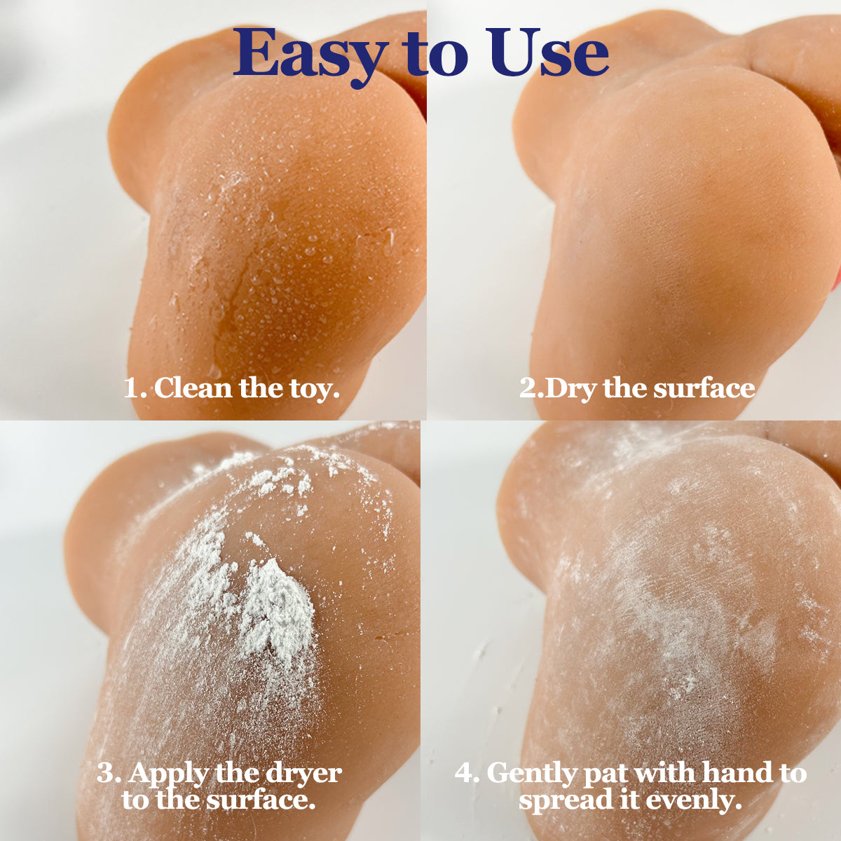 Drying Powder for TPE Silicone Material Full Size Adult Love Doll Prevents Oil Seepage Maintenance | Sex Doll Accessories