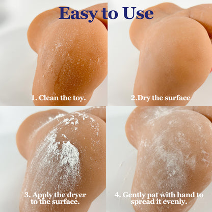 Drying Powder for TPE Silicone Material Full Size Adult Love Doll Prevents Oil Seepage Maintenance | Sex Doll Accessories