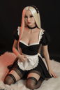 AIBEI Doll | 150cm 4ft11in Small Breast Blonde Nun-like Lifelike Adult TPE Sex Doll - Agnes