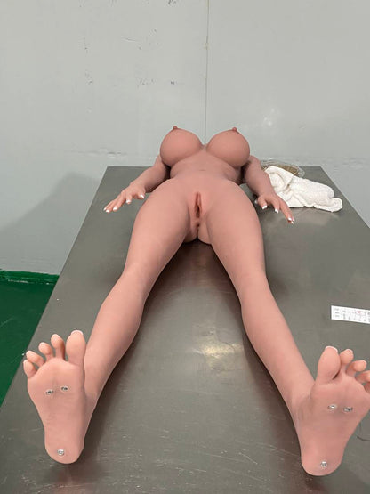 US Stock | AIBEI Doll 158cm/5ft2 Blonde Hair Big Breast TPE Sex Doll - Amelia