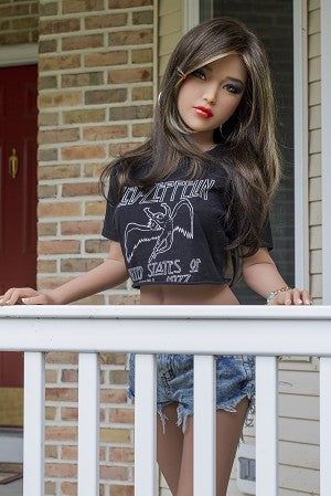 US Stock | 6YE Doll 150cm 4ft11in Small Tits Waif-like Lifelike Real Adult TPE Sex Doll - Coco