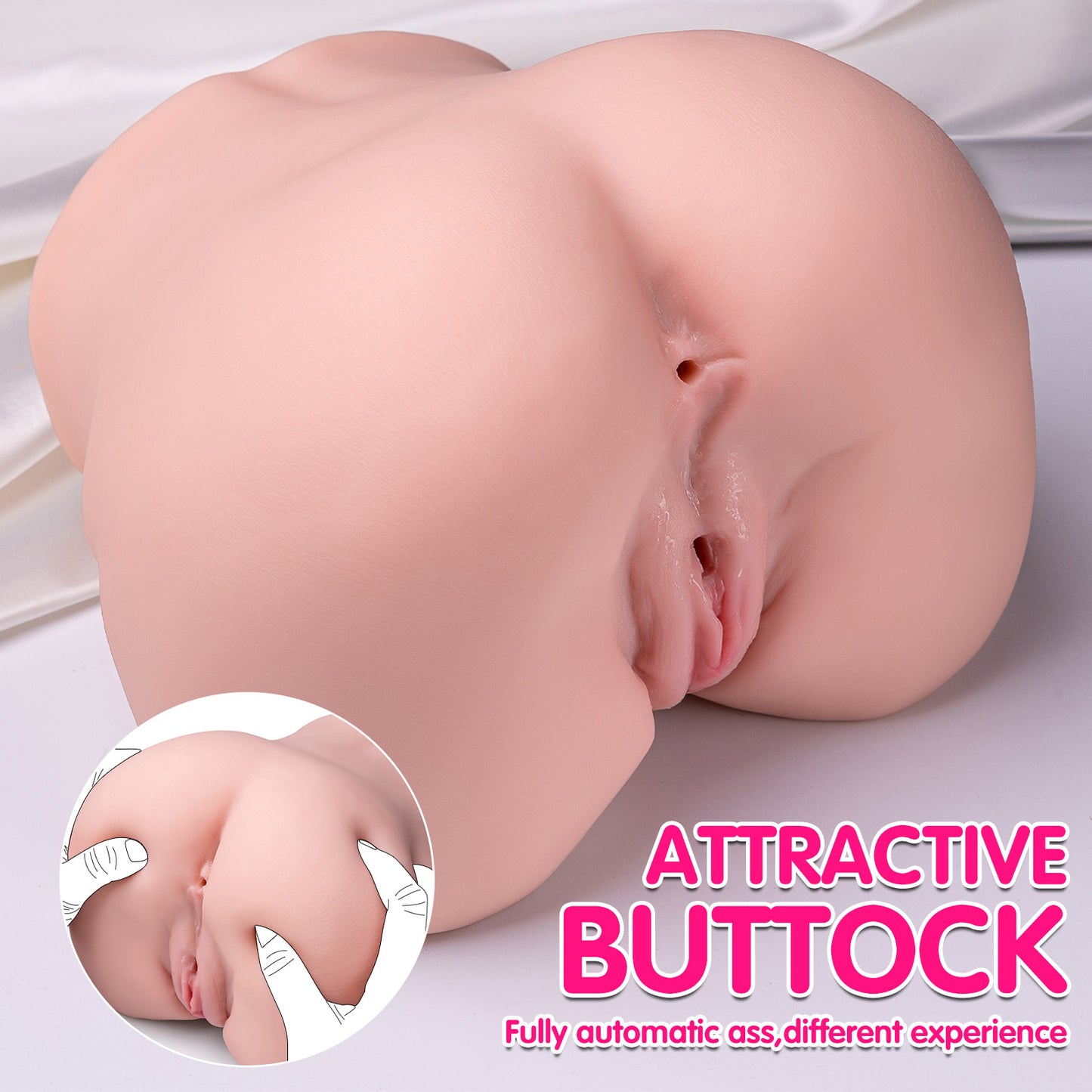 US Stock | XISE USB Charging Auto Vibrating Butt Sex Doll Torso Male Masturbator - OLGA