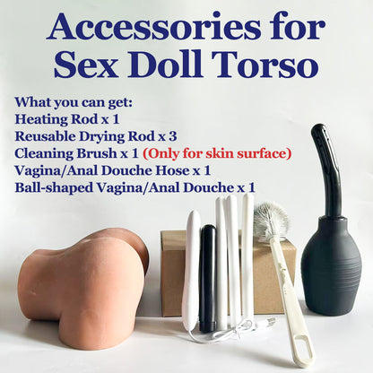 Care Kit Set Drying Stick Cleaning Brush Heating Rod Vagina Anal Washer | Sex Doll Accessories