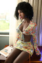 Galaxy Dolls US Stock | 157cm/5ft1 C Cup Black Skin TPE Sex Doll - Lolly