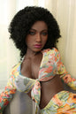 Galaxy Dolls US Stock | 157cm 5ft1 Cheap Price C Cup Ultra Soft Breast Black Skin Sex Doll - Lolly