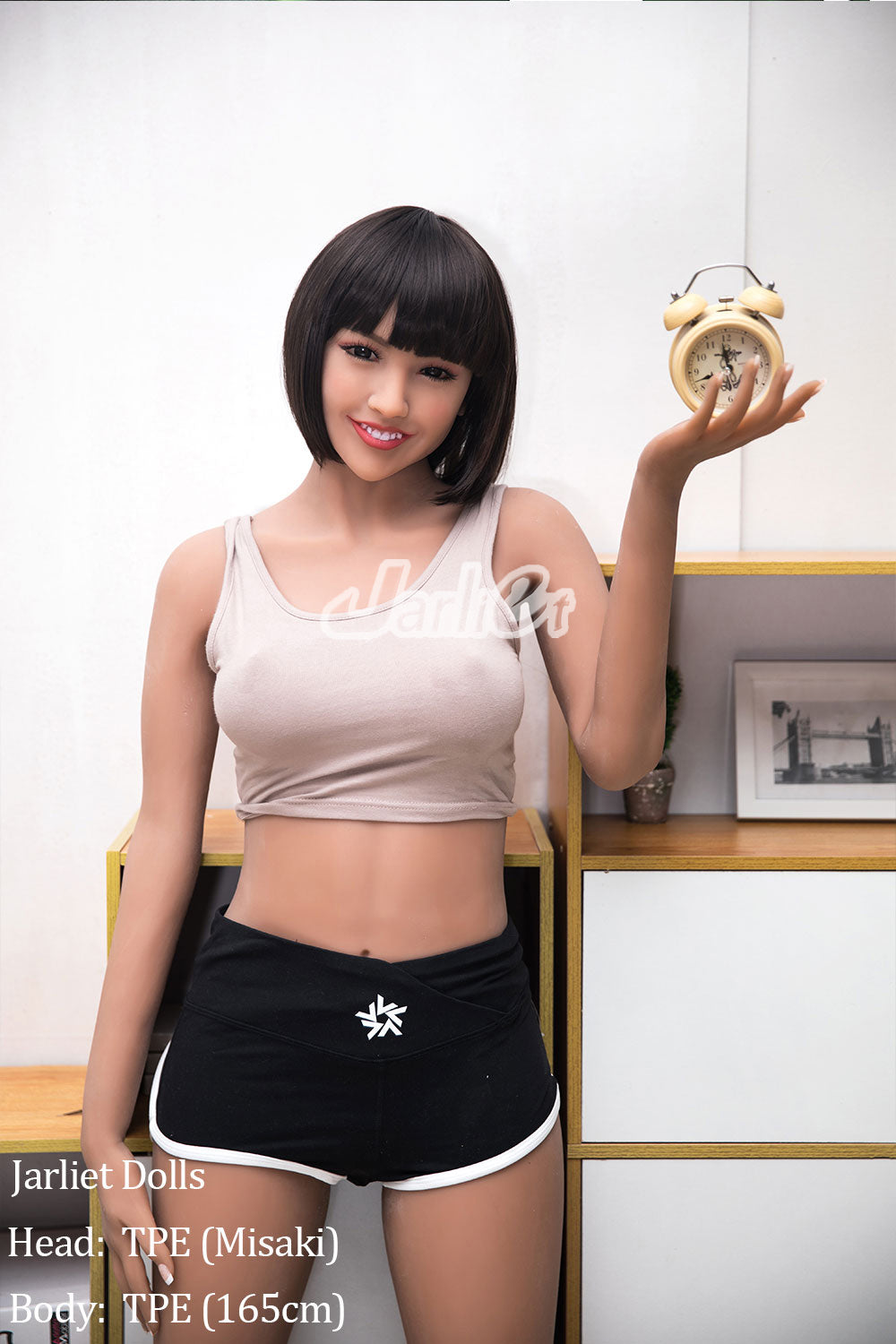 Jarliet Doll US Stock | 5ft5in/165cm Short Hair Light Tan Sex Doll - Misaki