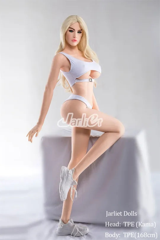 US Warehouse | Jarliet Doll 5ft6/168cm Slim Medium Breast Realistic TPE Sex Doll - KAMA