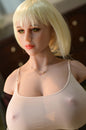 US Stock | 6YE Doll 66cm 2ft2in Gold Hair Tan Skin Real Lifelike Half Body Sex Doll Torso - Misty