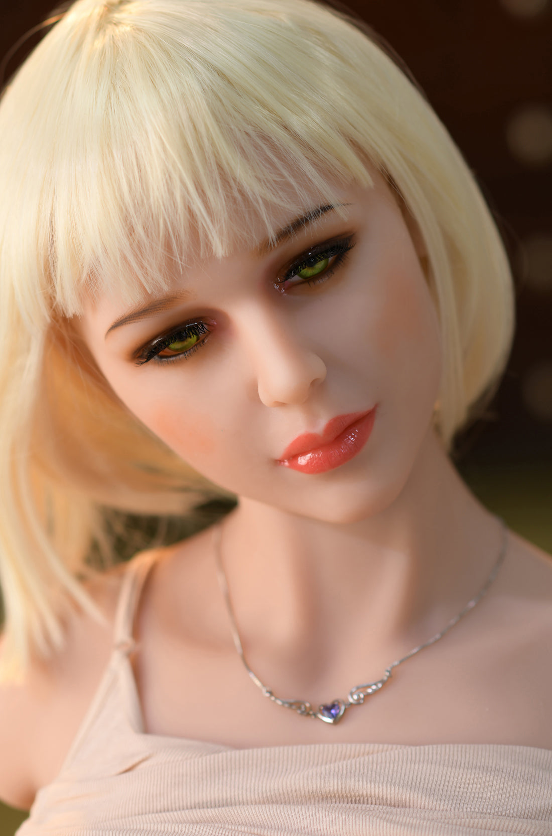 US Stock | 6YE Doll 66cm 2ft2in Gold Hair Tan Skin Real Lifelike Half Body Sex Doll Torso - Misty