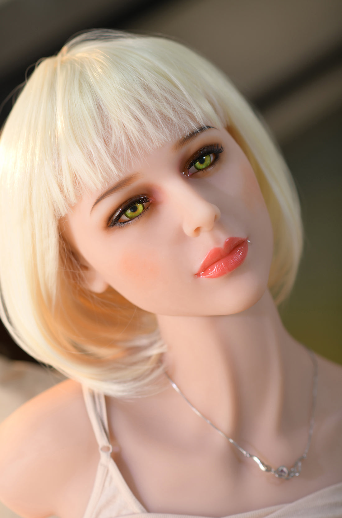 US Stock | 6YE Doll 66cm 2ft2in Gold Hair Tan Skin Real Lifelike Half Body Sex Doll Torso - Misty