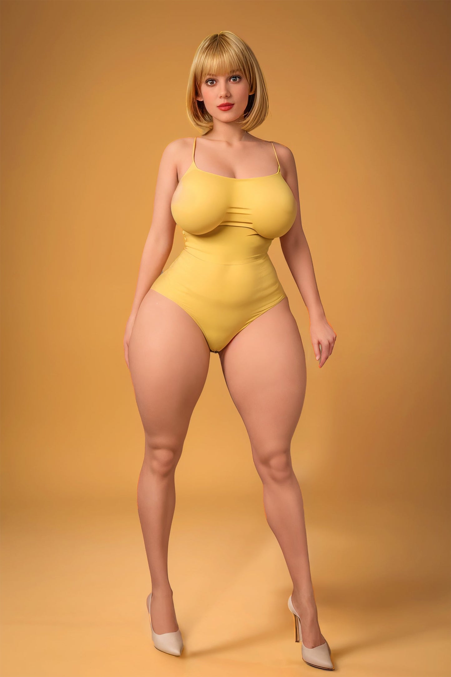 Advanced Version BBW Rosretty Doll | 5ft4in MILF Chubby Super Fat Mature Sex Doll for Blowjob Pleasure - Dora