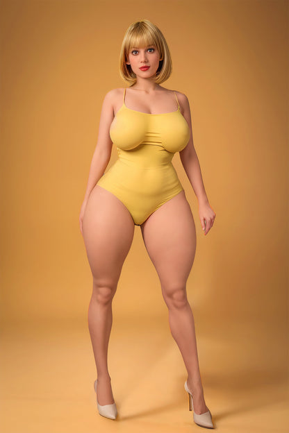 Advanced Version BBW Rosretty Doll | 5ft4in MILF Chubby Super Fat Mature Sex Doll for Blowjob Pleasure - Dora