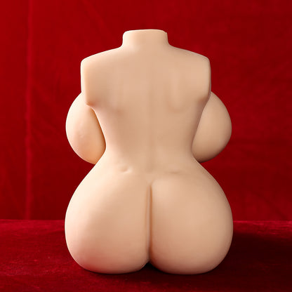 US Stock | Rifrano Doll Lifelike Half Body Small BBW Style TPE Sex Doll Torso with Big Breast