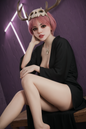 AIBEI Doll | 150cm 4ft11in Small Breast Pink Hair Korean Girl Adult TPE Sex Doll - Dola