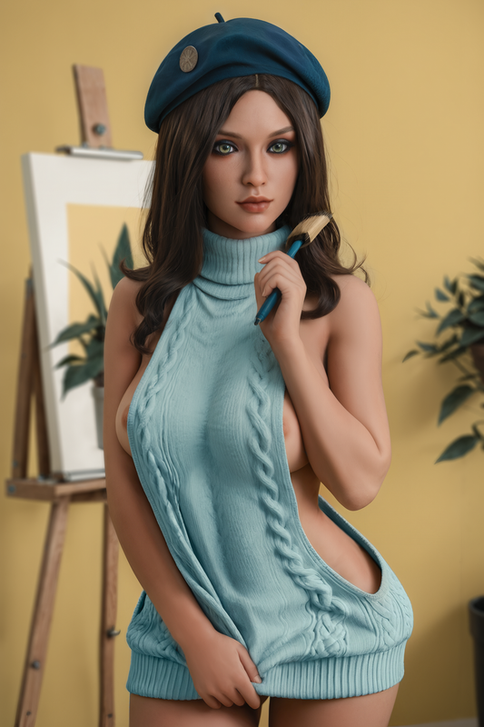 AIBEI Doll | 151cm 4ft11 Lifelike Korean Woman Hybrid Real Doll (Silicone Head+TPE Body) - Tina