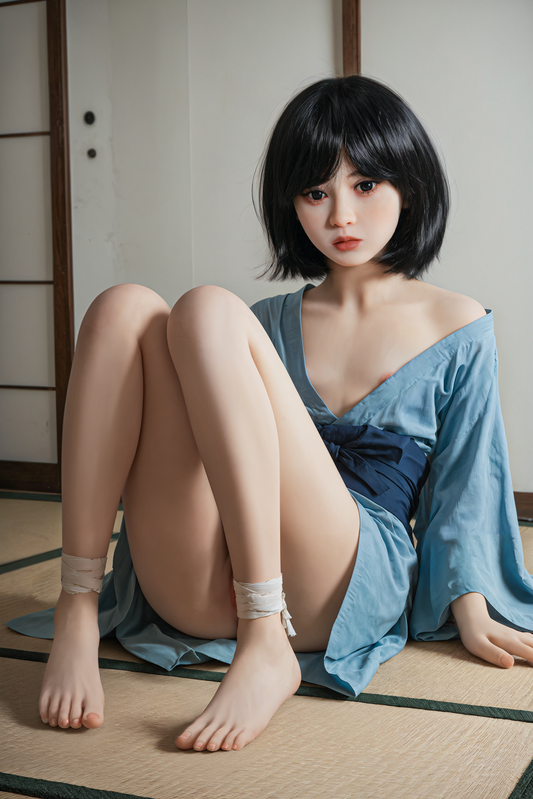 AIBEI Doll | 158cm 5ft2in Lifelike Full Size Asian Japanese Style Flat Chest Petite Body TPE Sex Doll - Kira
