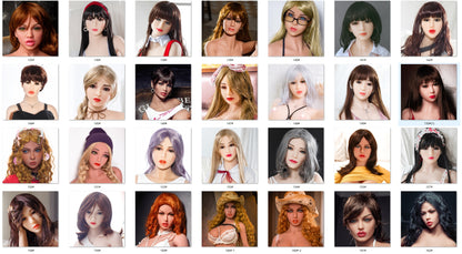 AIBEI Doll | Removable Single Soft TPE Doll Head for Blowjob | Oral Compatible, Removable, Optional Oral Heating