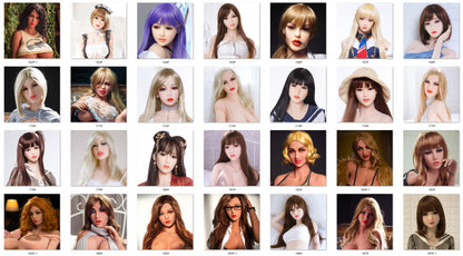 AIBEI Doll | Removable Single Soft TPE Doll Head for Blowjob | Oral Compatible, Removable, Optional Oral Heating