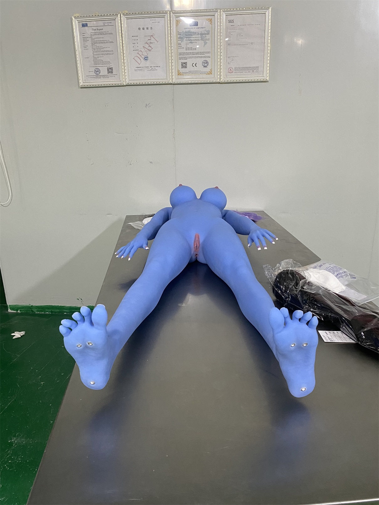 US Stock | AIBEI Doll 158cm/5ft2 Medium Gel Breast Blue Skin TPE Sex Doll - Neytiri