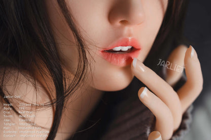 USA Stock Jarliet Doll | 150cm 4ft11in White Skin Asian Chinese Woman Hybrid Adult Love Doll with ROS Silicone Head - Shuyi