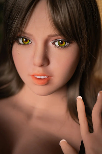 US Stock Galaxy Doll | Half Body Tan Skin Blonde Hair Lifelike Asian Korean Girl Real Doll Torso - Hyeri