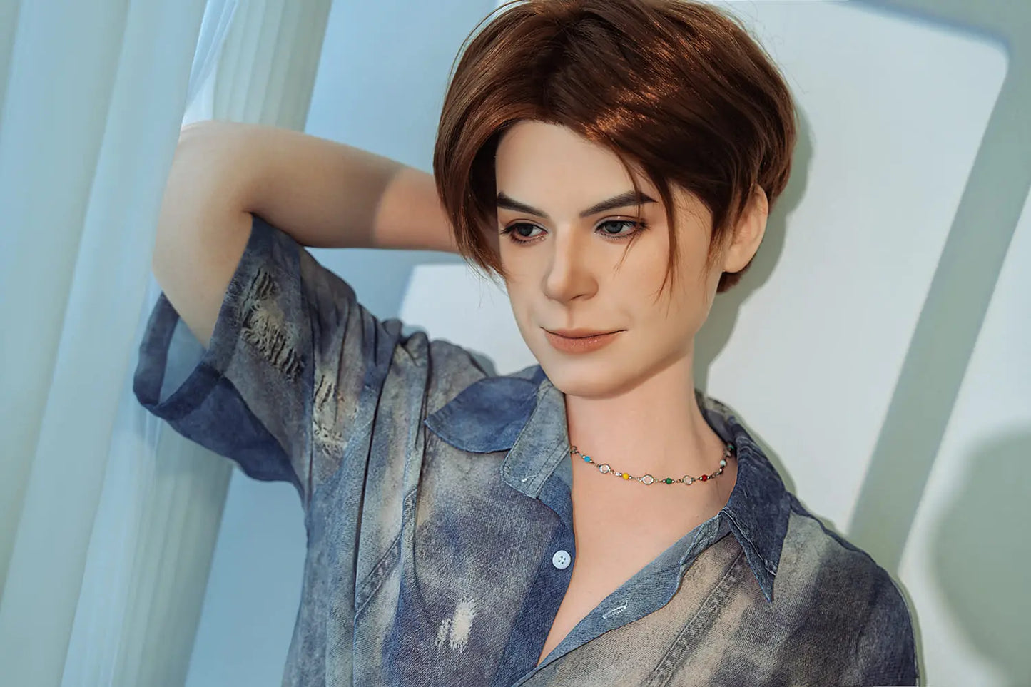 SY Doll | 160cm 5ft3in Handsome Sexy Asian Korean Man Real Full Silicone Sex Doll with Implanted Hair – Joon