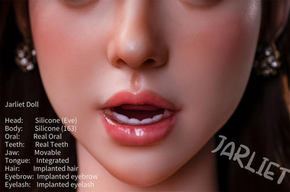 Jarliet Doll | 5ft4in 163cm Realistic Korean Girl Full Silicone Sex Doll with ROS Silicone Head - Eve