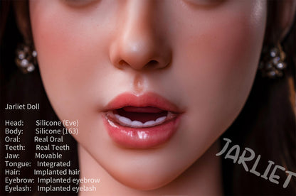 Jarliet Doll | 5ft4in 163cm Realistic Korean Girl Full Silicone Sex Doll with ROS Silicone Head - Evea