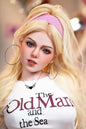 US Stock | JX Doll 160cm 5ft3in D Cup Sexy Korean Adult Hybrid Sex Doll with Silicone Head - Minna