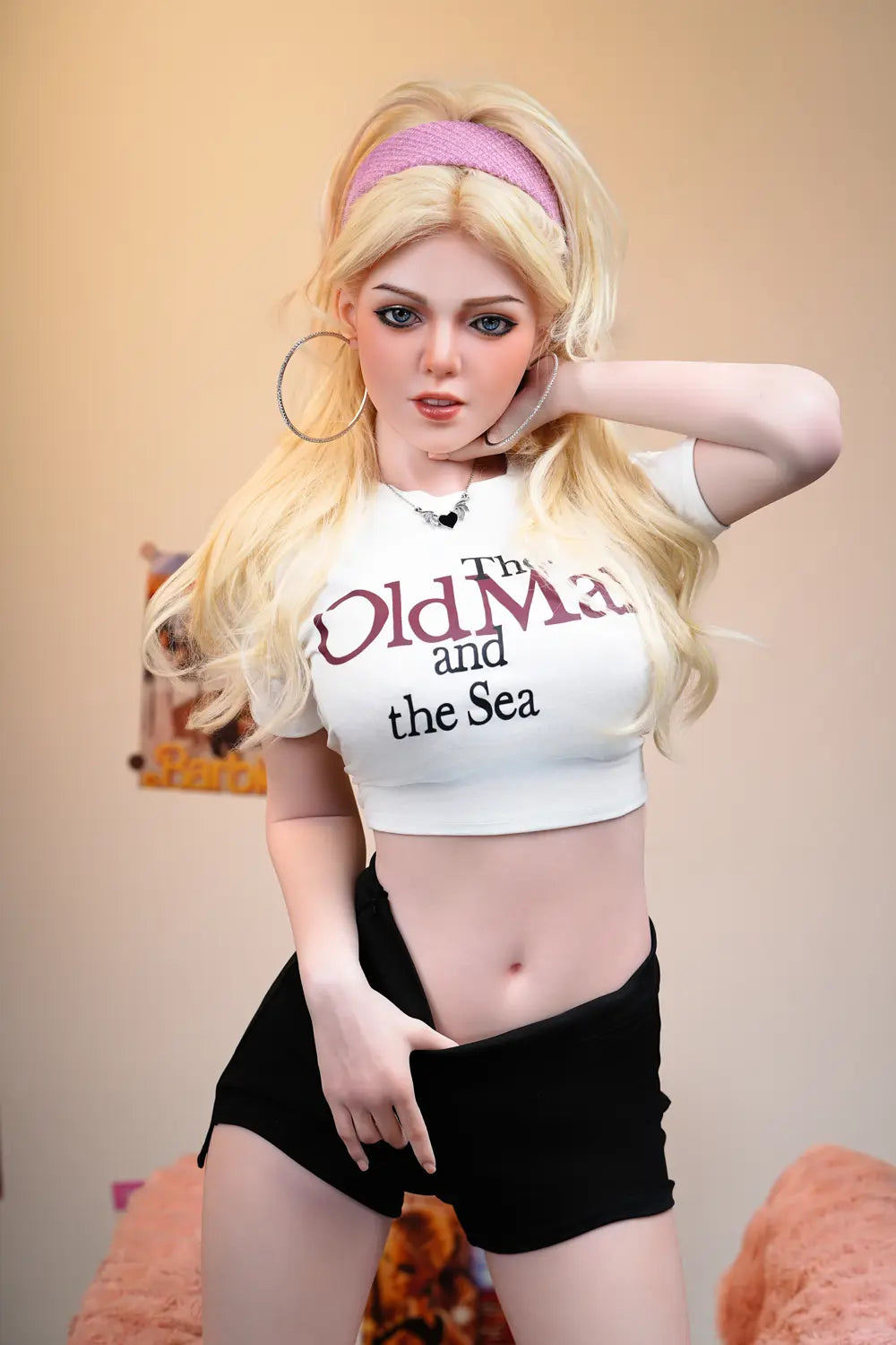 US Stock | JX Doll 160cm 5ft3in D Cup Sexy Korean Adult Hybrid Sex Doll with Silicone Head - Minna
