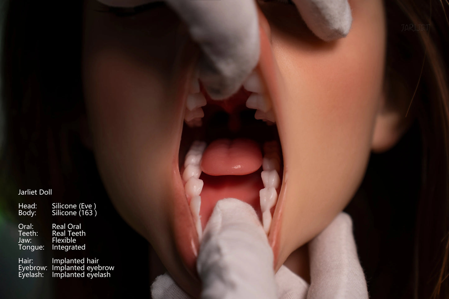 Jarliet Doll | 163cm 5ft5in Blowjob Sex Korean Silicone Adult Love Doll with Real Oral Silicone Head - Eve