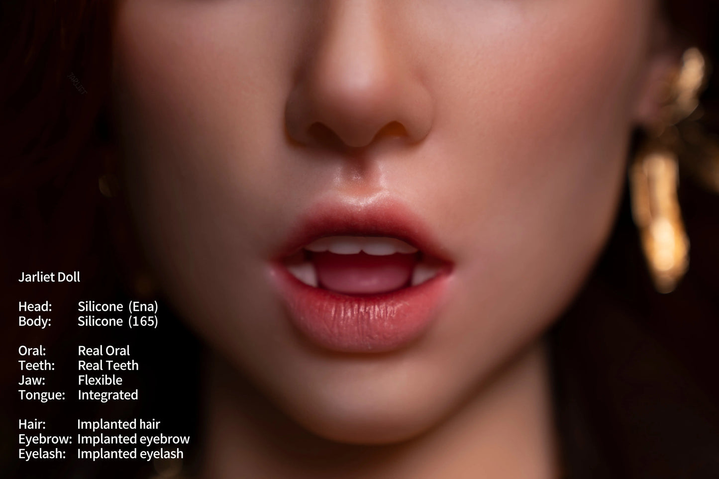 AI Voice Chat Robot Doll | 5ft5in Slim Body Mature Woman Silicone Adult Love Doll & Real Oral Silicone Head - Ena