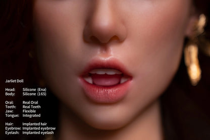 AI Voice Chat Robot Doll | 5ft5in Slim Body Mature Woman Silicone Adult Love Doll & Real Oral Silicone Head - Ena