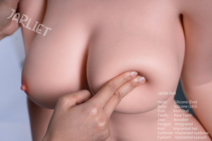Jarliet Doll | 5ft4in 163cm Realistic Korean Girl Full Silicone Sex Doll with ROS Silicone Head - Evea