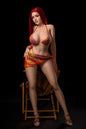 Rosretty Doll US Stock | 169cm/5ft6.5in Mature Curvy BBW Adult Love Doll with Silicone Head - Gina