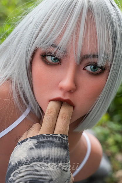 RIDMII Doll US Stock | 161cm 5ft3in Full Body Big Tits Hybrid Sex Doll with Soft ROS Silicone Head - Danica