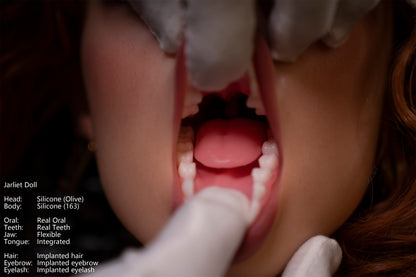 Jarliet Doll | 5ft5in American Blonde Hair Mature Woman Silicone Adult Love Doll with Real Oral Silicone Head - Olive