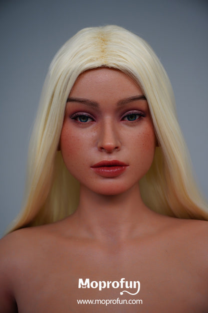 Galatea Doll | 168cm 5ft6in Lifelike Skinny Blonde Full Size Silicone Doll & Real Oral Silicone Head for Fucking - Sierra
