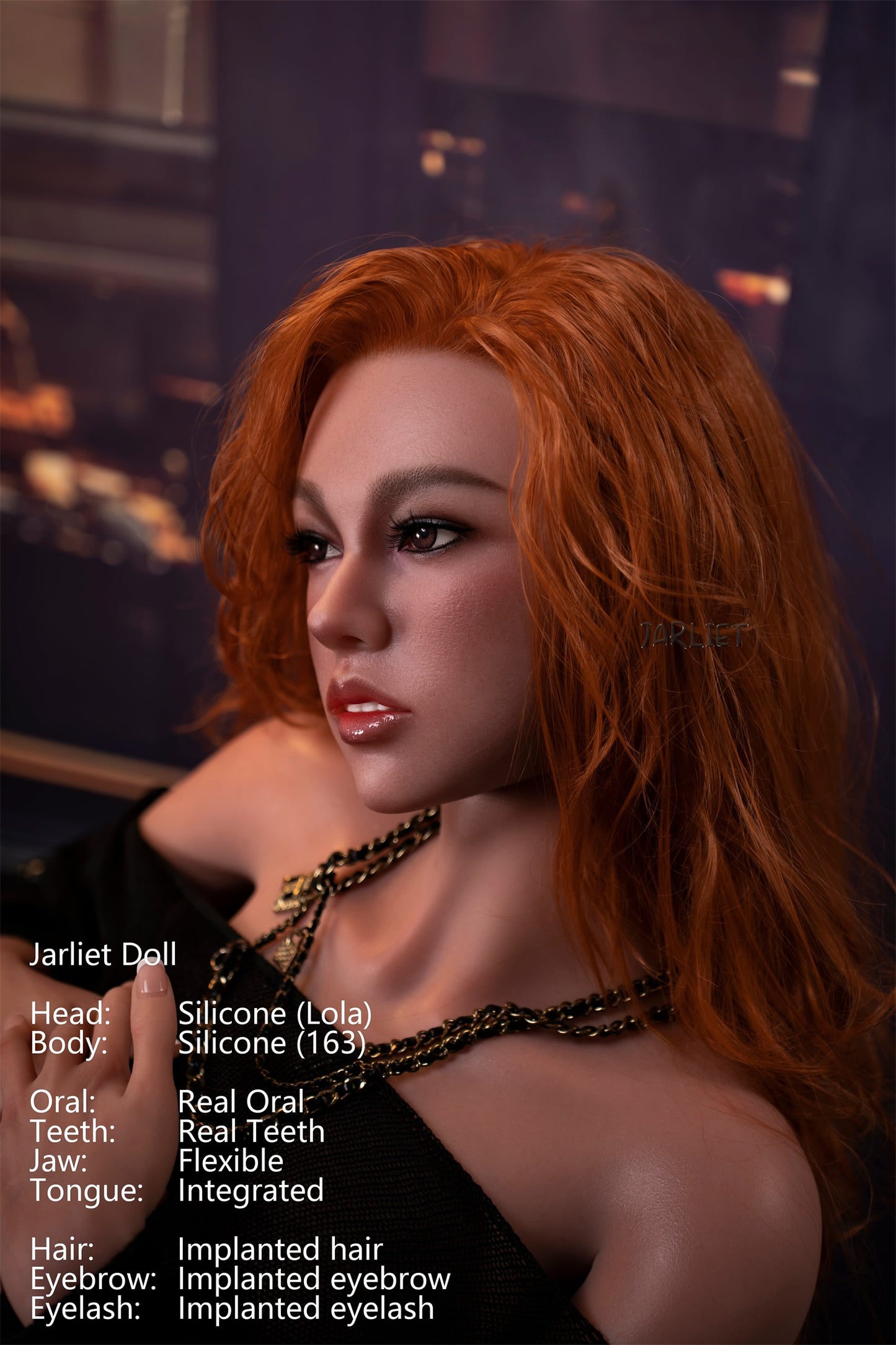 Jarliet Doll | 5ft4in Blonde Curly Hair Mature Woman Silicone Adult Love Doll with Real Oral Silicone Head - Lola