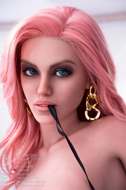 Jarliet Doll | 153cm 5ft Pink Hair Full Size Real Full Silicone Adult Love Doll with ROS Silicone Head - Page