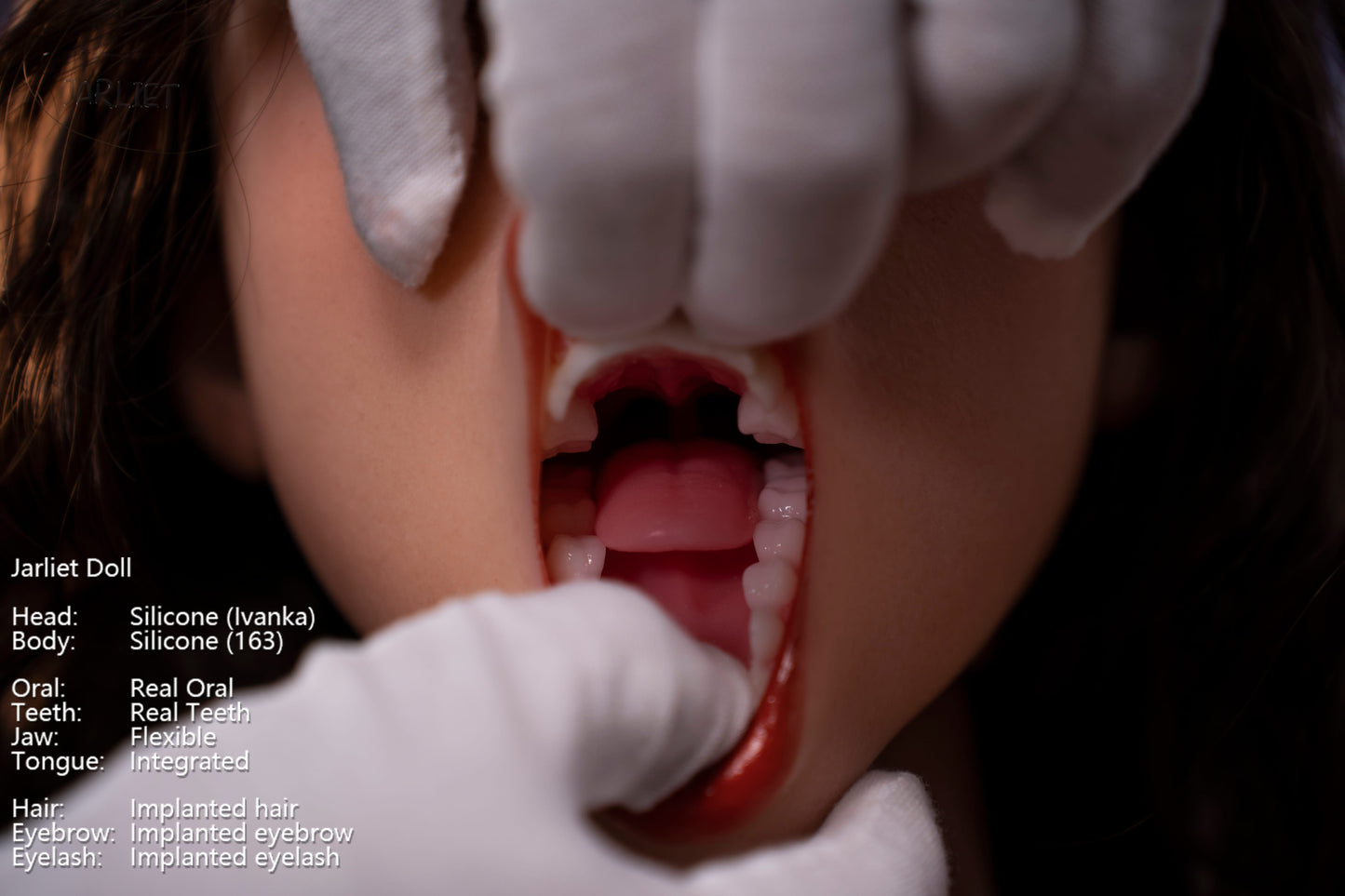 Jarliet Doll | 5ft4in Black Curly Hair Mature Woman Silicone Adult Love Doll with Real Oral Silicone Head - Ivanka