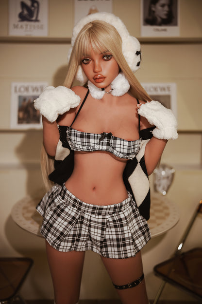US Stock | Rosretty Doll 152cm 5ft Sexy Cosplay Full Lips Real Hybrid Sex Doll with Silicone Head - Yuki