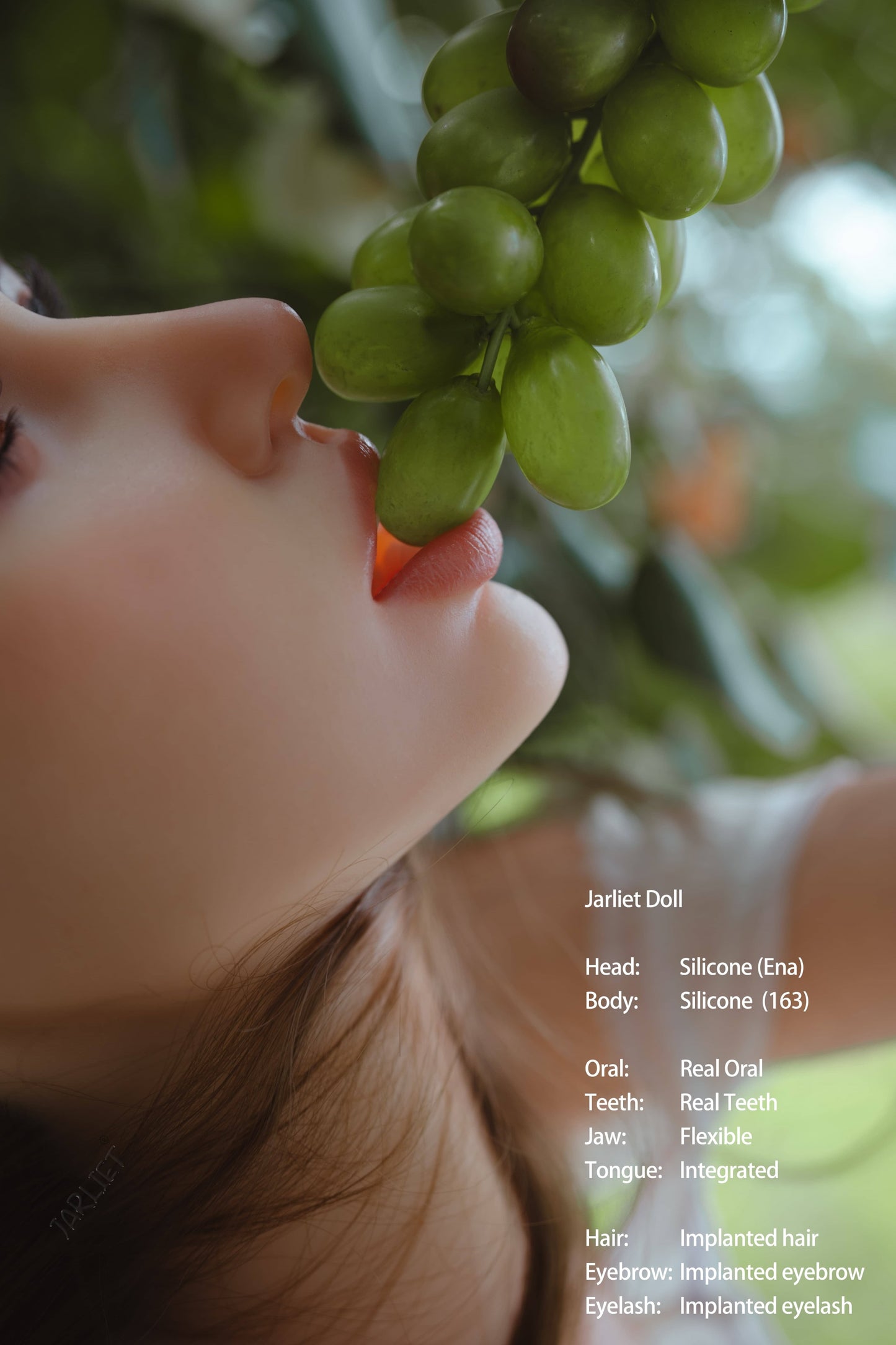 Jarliet Doll | 163cm 5ft4in  Blonde Hair Sexy Woman Soft Boobs Full Silicone Doll with ROS Silicone Head for Blowjob - Ena