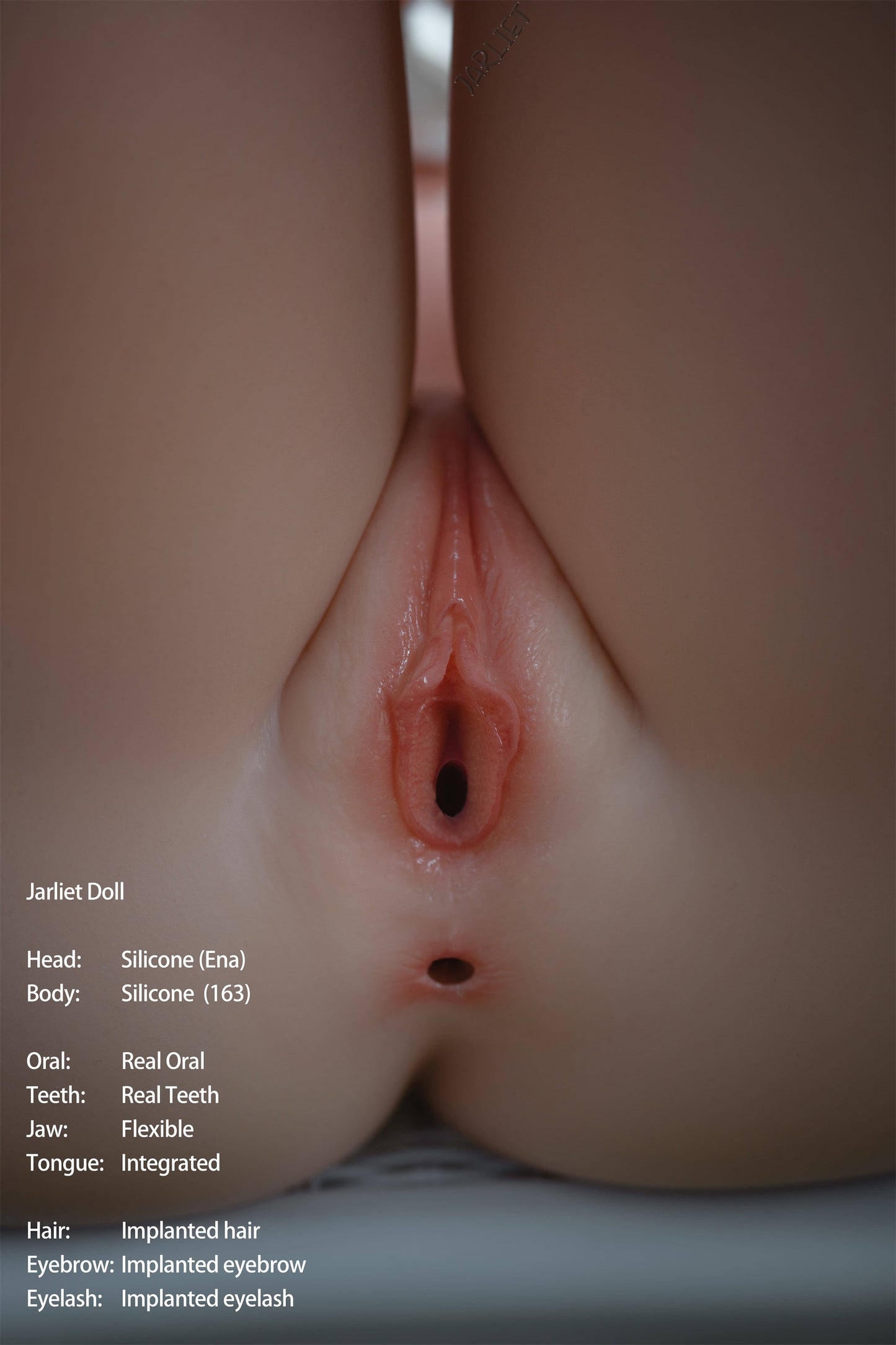 Jarliet Doll | 163cm 5ft4in  Blonde Hair Sexy Woman Soft Boobs Full Silicone Doll with ROS Silicone Head for Blowjob - Ena