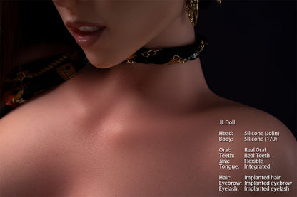 Jarliet Doll | 5ft7in American Woman Silicone Adult Love Doll & Real ROS Head for Single Man - Jolin